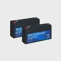 ECOBAT AGM baterija 6V 1.2Ah, VRLA, bez održavanja (2 kom)