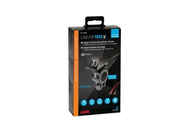 LAMPA Utičnica za volan, 2xusb, vodonepropusna