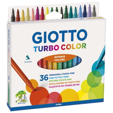 GIOTTO Flomaster 0716 školski turbo color 36 boja