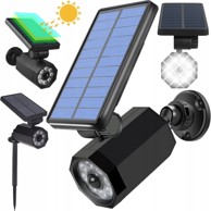 VERKGROUP Lažna kamera, solarna, LED svjetiljka, senzor pokreta, senzor sumraka