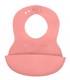 BABYONO Silikonski podbradak, 6+ mjeseci, roza, silikon