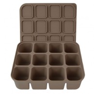 LIVEFY Kalup za led IceCubes, smeđi
