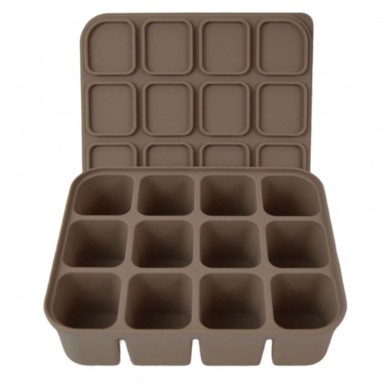 LIVEFY Kalup za led IceCubes, smeđi