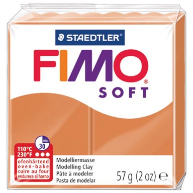 STAEDTLER Masa za modeliranje 8020-76, FIMO Soft, 57 g, konjak