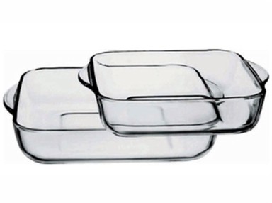 BORCAM Set vatrostalnih posuda, 2/1, 28x28 cm