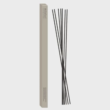 MILLEFIORI Štapići za difuzor crni 7/1