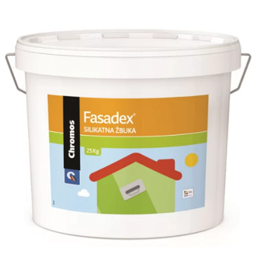CHROMOS Fasadex silikatna žbuka 25 kg, 2,0 mm R
