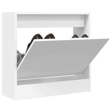 Ormarić za cipele 60 x 21 x 57 cm konstruirano drvo, bijela