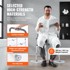 VEVOR Povišeno sjedalo za WC, 7 položaja visine, 52,5 × 64 × 65,5–80,5 cm, s jastučićem