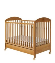 BAMBINO Krevetić Bambi, s ladicom, nature