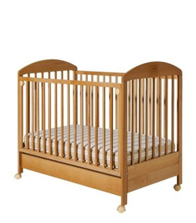 BAMBINO Krevetić Bambi, s ladicom, nature