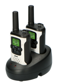 ALECTO Walkie talkie 2er set 7 km reichweite, weiß /schwarz