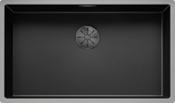 BLANCO Sudoper CLARON 700-U InFino DARK STEEL EDITION INOX 18/10, bez dalj.upr.