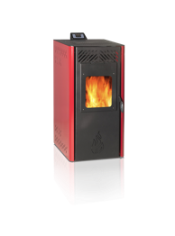 LAFAT Peć na pelete Standard Ventilator 10 KW (Bordo)