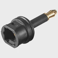 GOOBAY Adapter Toslink–3,5 mm, crni