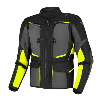 SHIMA Hero 2.0 jakna, black-red, black-yellow fluo