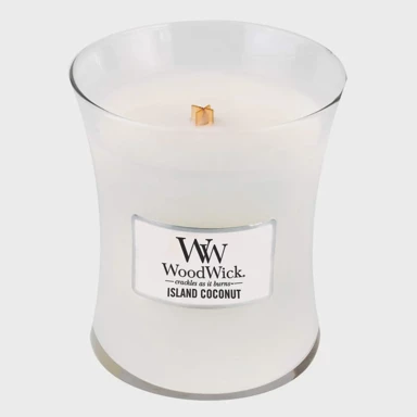 WOODWICK Svijeća classic medium Island Coconut - M