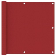 Balkonski zastor 90 x 400 cm Oxford, crveni