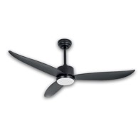 MASS-LIGHT Stropni ventilator s LED svjetom Bratton ML-2066, crni