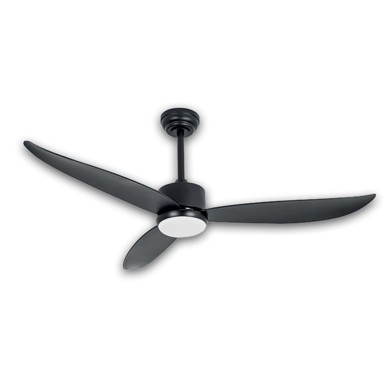 MASS-LIGHT Stropni ventilator s LED svjetom Bratton ML-2066, crni