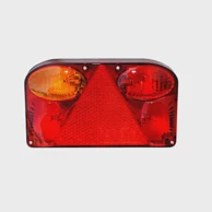 GOLMAX Lampa za prikolicu lijeva s trokutom, 12 V