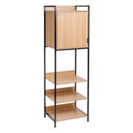 CASA SELECCIÓN Otvoreni ormar u prirodnoj boji 60x190x48 cm Armarios 