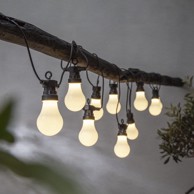 STAR TRADING Lanac vanjske svjetiljke LED Circus, dužine 4 m