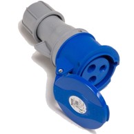 FAMATEL Utičnica spojka 32A 220–240V 3-polna (2P+E) IP44