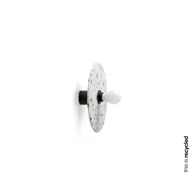 Zidna svjetiljka Confetti, E27, crni mramor, stropna