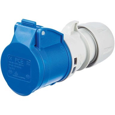 LUX TOOLS Natikač CEE, 16A, 230V, plavi