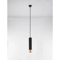 NOVA LUCE Visilica Picto NL9911529, GU10, 1x10 W, IP20, 230 V, crna, fabric cable, H 200 cm