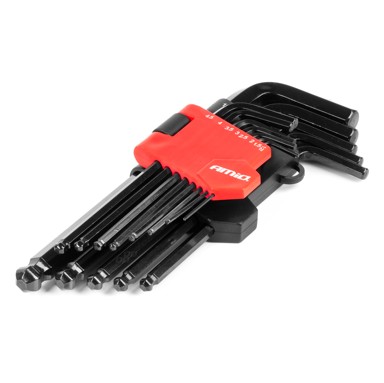 AMiO Set imbus ključeva HEX CRV crni, 13 komada AMIO-04304