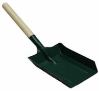 Karbonska lopatica s drvenom drškom velika L-09 2, crna