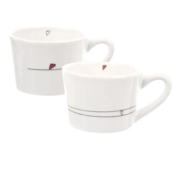 ORION Keramičke šalice u setu od 2 kom 230 ml