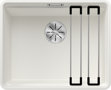 BLANCO Sudoper ETAGON 500-F InFino  SILGRANIT pribor, bez dalj.upr. - glečer bijeli