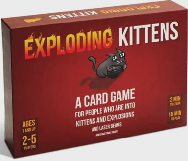Društvena igra Exploding Kittens Card Game, originalna verzija(HR)
