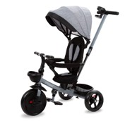 Dječji tricikl guralica 3u1 Axel, titanium siva