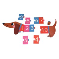 REX LONDON Puzzle (broj komada 16 kom) Sausage Dog