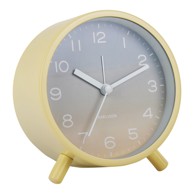 KARLSSON Budilica Gradient ø 11,5 cm, prirodna