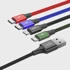 BASEUS Kabel 4-u-1 Fast, crni, 1.2m, 2x USB-C / Lightning / Micro, 3.5A