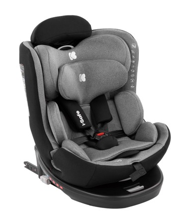 KIKKA BOO Autosjedalica iSafe iSIZE 40-150 cm Svijetlo siva