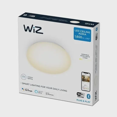 PHILIPS Wiz stropna svjetiljka Adria, 17 W, 2700 K, dim
