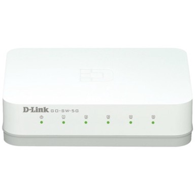 D-LINK Switch GO-SW-5G, 5-Port, 10/100/1000 Mbps