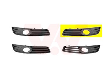 VAN WEZEL Maska branika Audi A3 08-12, prednja lijeva, sa maglenkom, 0334591