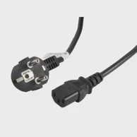 LANBERG Naponski kabel CA-C13C-11CC-0030-BK, CEE7/7 na C13, crni, 3m
