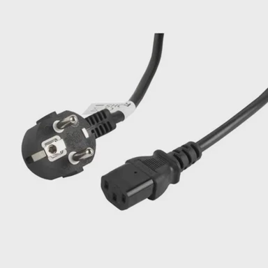 LANBERG Naponski kabel CA-C13C-11CC-0030-BK, CEE7/7 na C13, crni, 3m