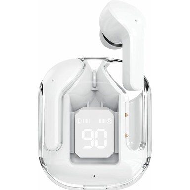 ADDA Bežične TWS slušalice TWS-003-WH Crystal, in-ear, Bluetooth 5.1, bijele