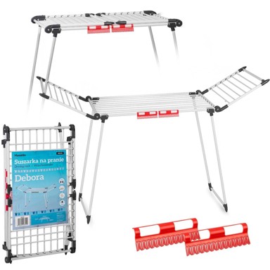 MASSIDO Sušilica za rublje Debora, sklopiva, 19 m, bijela