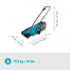 GARDENA Akumulatorska kosilica EasyMax 32/18V P4A Solo 14634-55, bez baterije i punjača