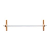 KAVE HOME Stakleni modularni sustav polica u prirodnoj boji 110x28x30,5 cm Sitra 